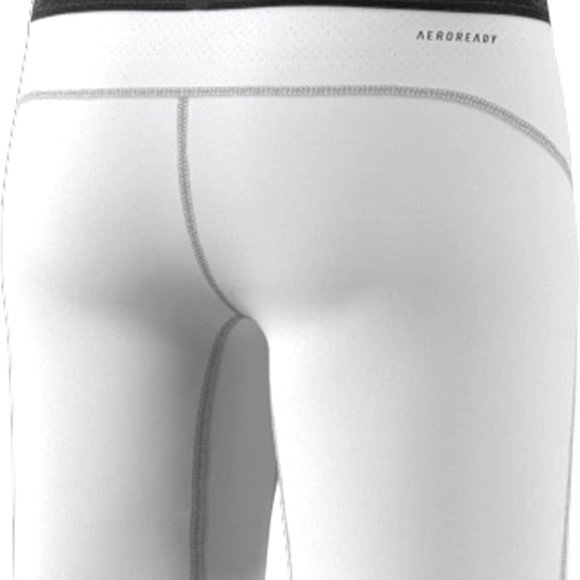 NEW Adidas Men's Techfit Short Tights, White, Small - Picture 2 of 2